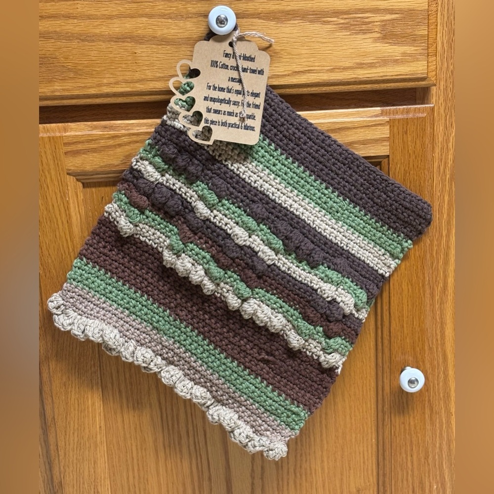 Handmade F*CK Cotton Hand-towel